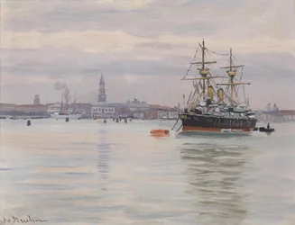Navio a âncora